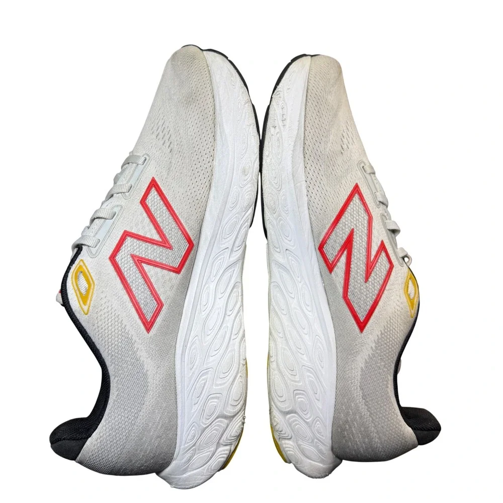New Balance Fresh Foam X 880 v14 Mens 9.5 Wide Running Shoes White Red M880F14